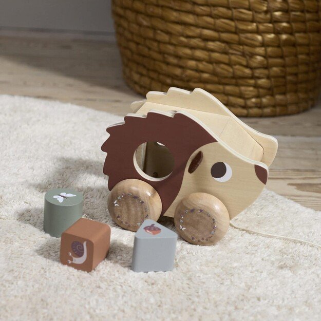 Filibabba - Pull along toy - Henning the hedgehog - (FI-03369)