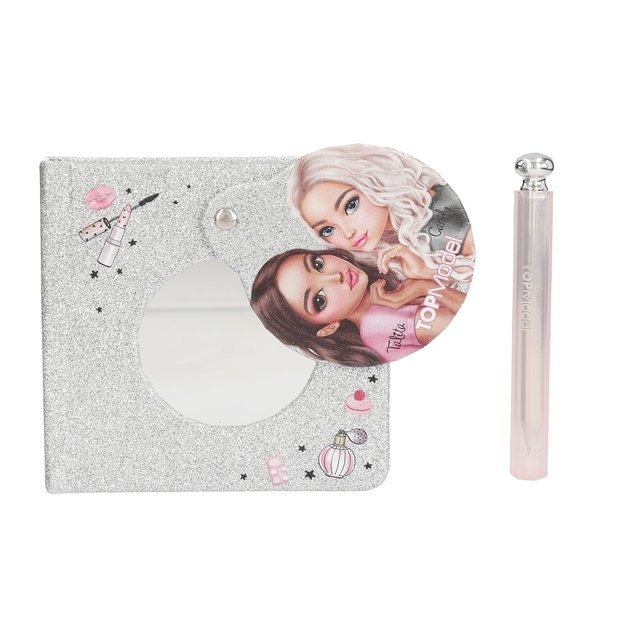 Topmodel - Beauty Notebook with Ballpoint Pen - Silver 4