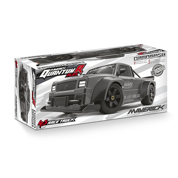Maverick - QuantumR Flux 4S 1/8 4WD Race Truck - Grey (150351) 3