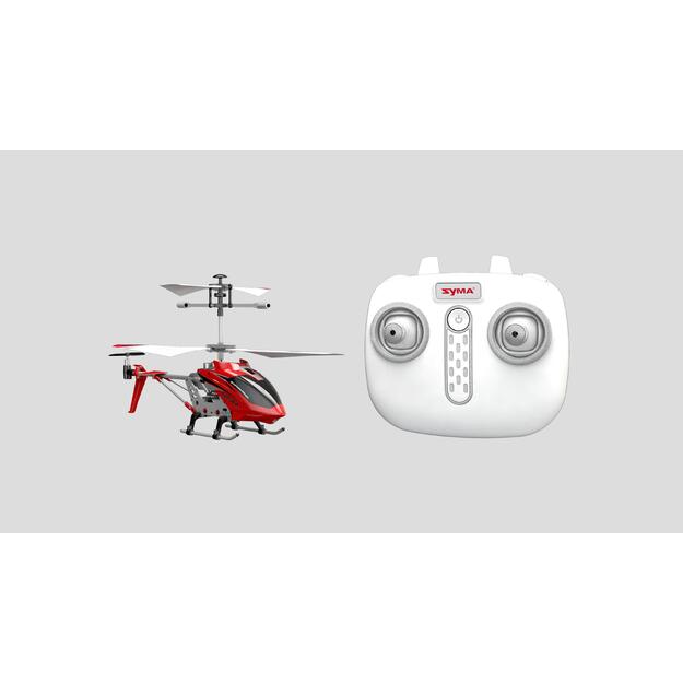 Syma - R/C S107H Helicopter 2.4GHz 23 cm Red - (50402) 4