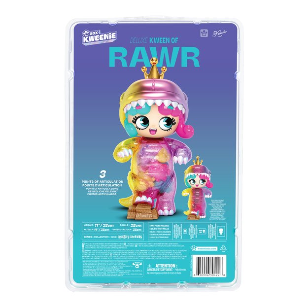 KWEENIE - Kweenie Deluxe Figurine - Kween of Rawr (30580) 4