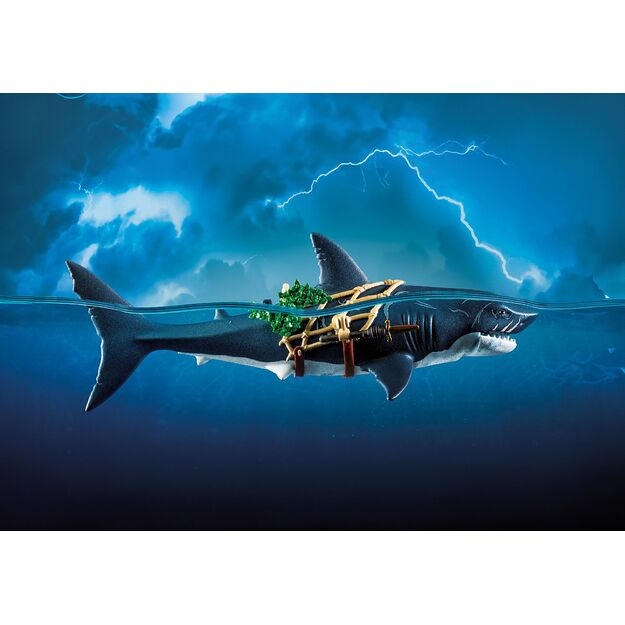 Playmobil - Giant Shark with Pirate (71793) 2