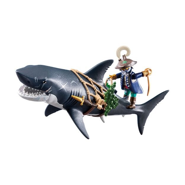 Playmobil - Giant Shark with Pirate (71793) 3