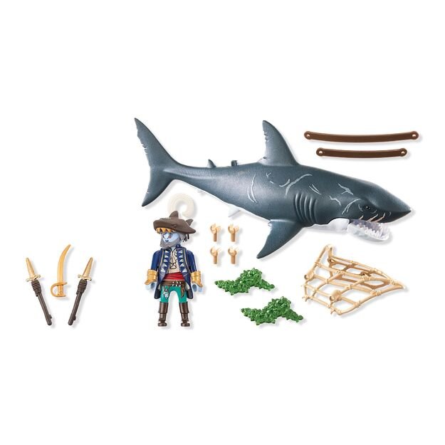 Playmobil - Giant Shark with Pirate (71793) 5