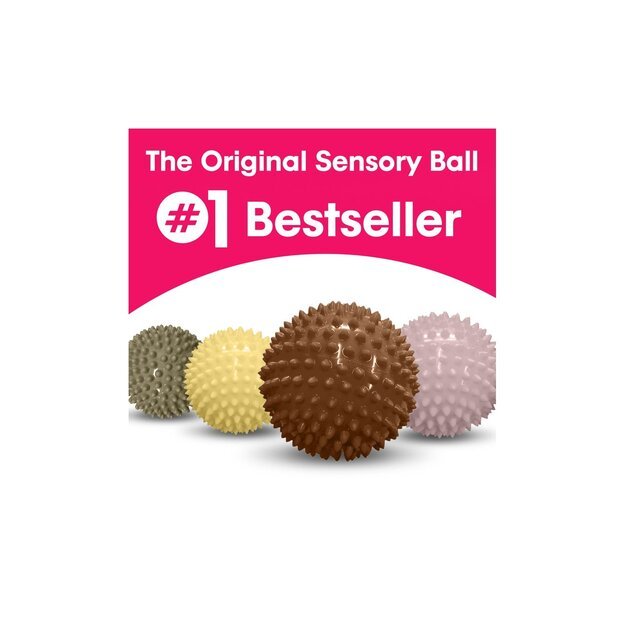 Edushape - Sensory Ball - 18 Cm - Brown - Without air (E705176Dbr) 4