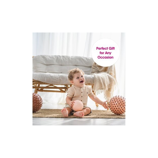 Edushape - Sensory Ball - 18 Cm - Brown - Without air (E705176Dbr) 6
