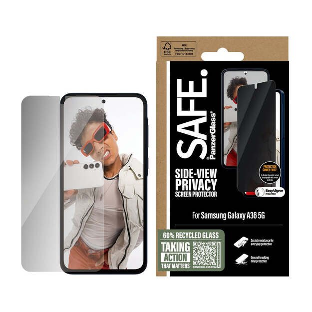 PanzerGlass - SAFE Privacy Screen Protector Galaxy new A36 5G UWF