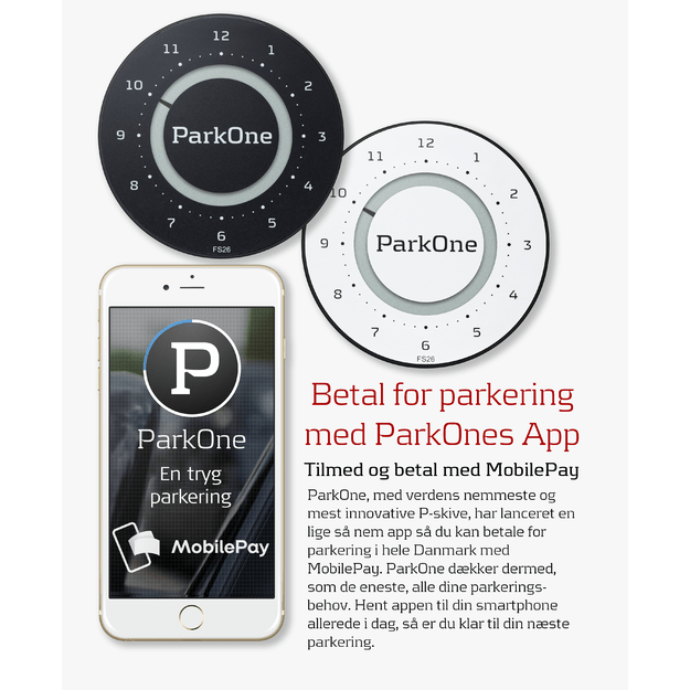 ParkOne 2 - Black Electronic Parking Disc 3
