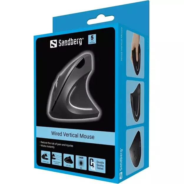 Sandberg - Wired Vertical Mouse