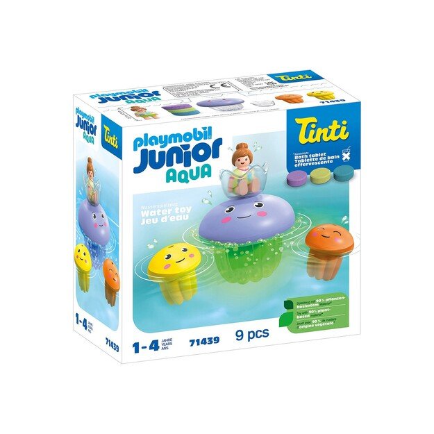 Playmobil - Junior & Tinti: Colourful Jelly Fish Family (71439)