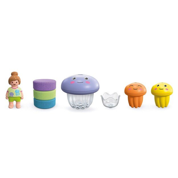 Playmobil - Junior & Tinti: Colourful Jelly Fish Family (71439)