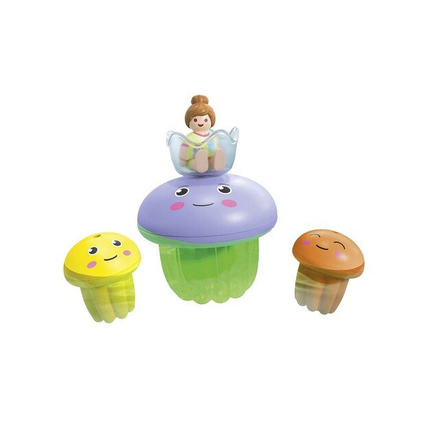 Playmobil - Junior & Tinti: Colourful Jelly Fish Family (71439)
