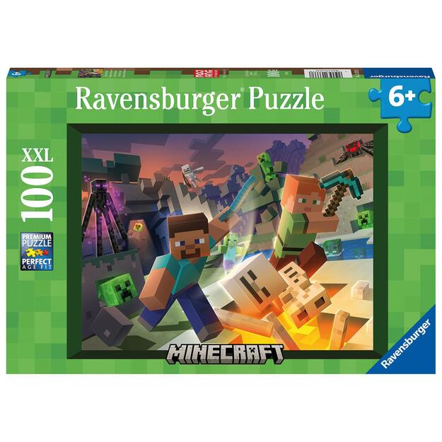 Puzzle - Monster Minecraft (100 XXL Pieces) (PEG3333)