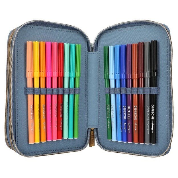 Miss Melody - Triple Pencil Case DENIM ( 0412871 ) 4