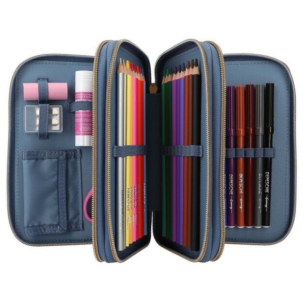 Miss Melody - Triple Pencil Case DENIM ( 0412871 ) 5