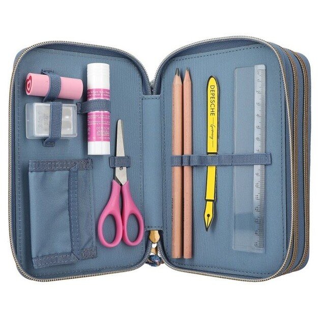 Miss Melody - Triple Pencil Case DENIM ( 0412871 ) 6