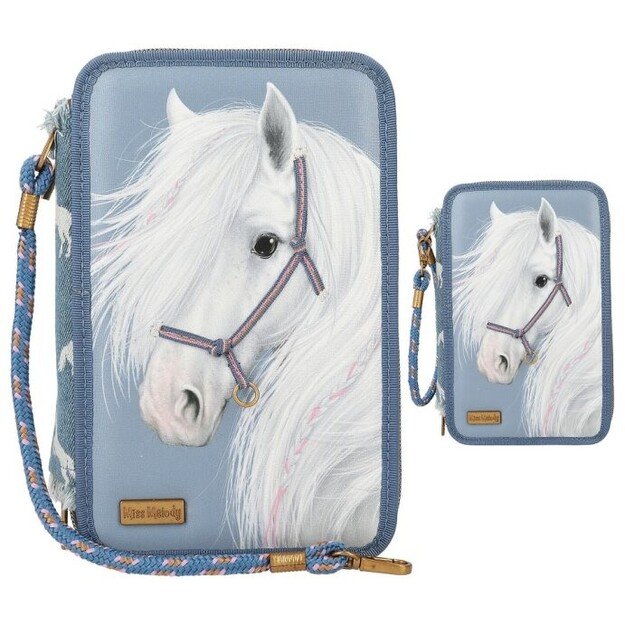 Miss Melody - Triple Pencil Case DENIM ( 0412871 ) 7