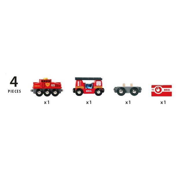 BRIO - Rescue Firefighting Train (33844) 5