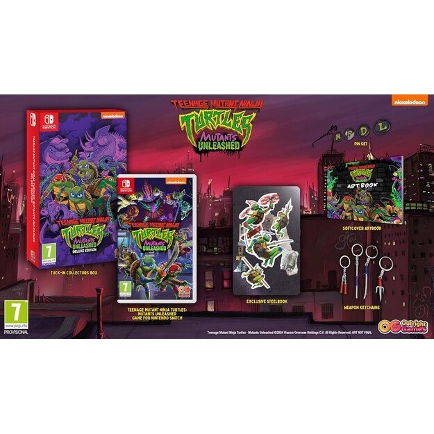 Teenage Mutant Ninja Turtles: Mutants Unleashed (Deluxe Edition)
      
        - Nintendo Switch