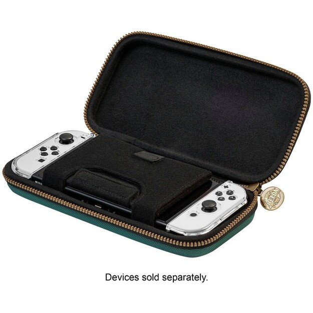 Nintendo Switch Game Traveler Deluxe Travel Case - Green Zelda Tears of the Kingdom