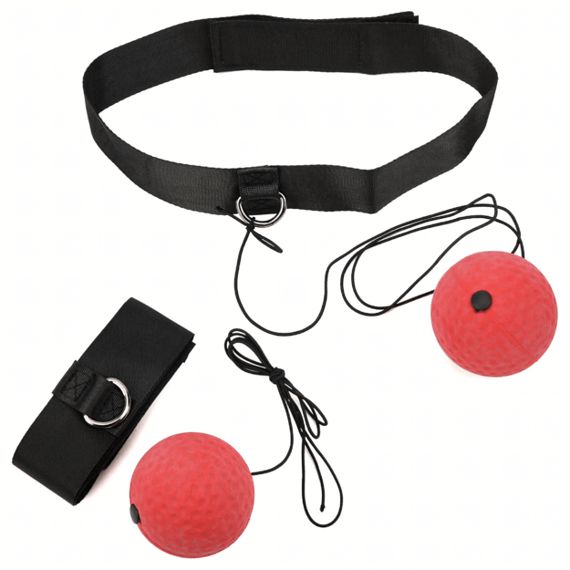 Reflex Boxing Ball Reflexówka bokso kamuolys galvos treniruotėms Pear