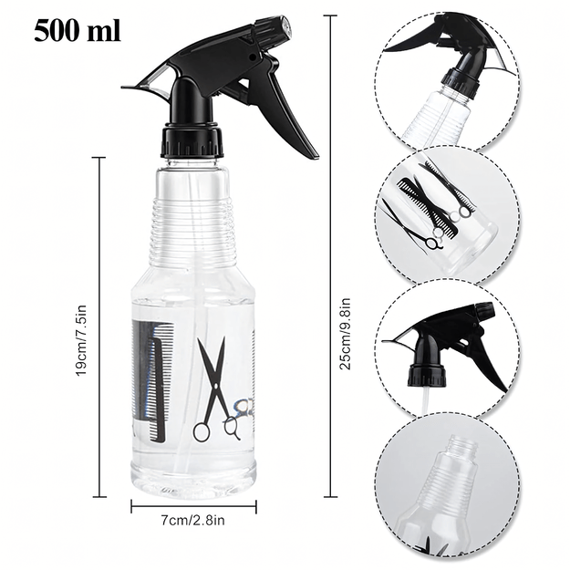 Spryskiwacz do Wody Ogrodu Salonu Fryzjerskiego Włosów Uniwersalny 500 ml  4