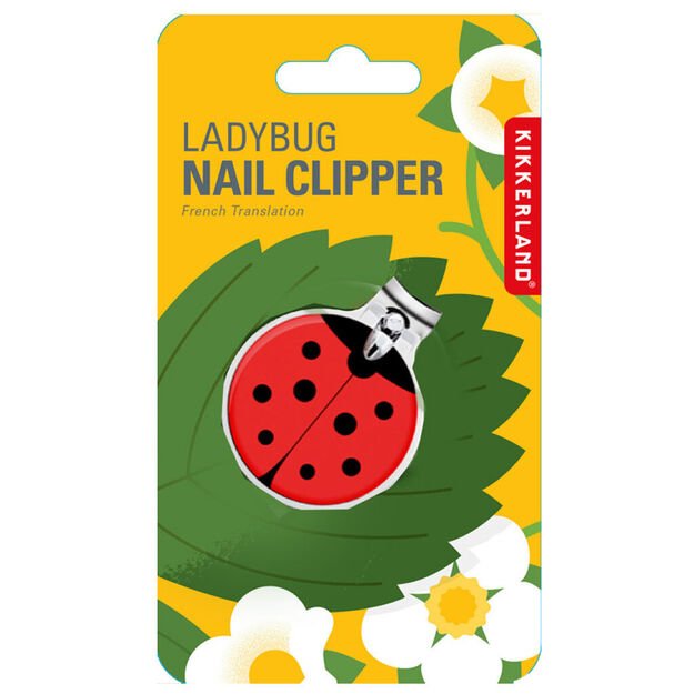 Kikkerland - Ladybug Nail Clipper - 4.25 cm x 5.25 cm x 1.5 cm 2