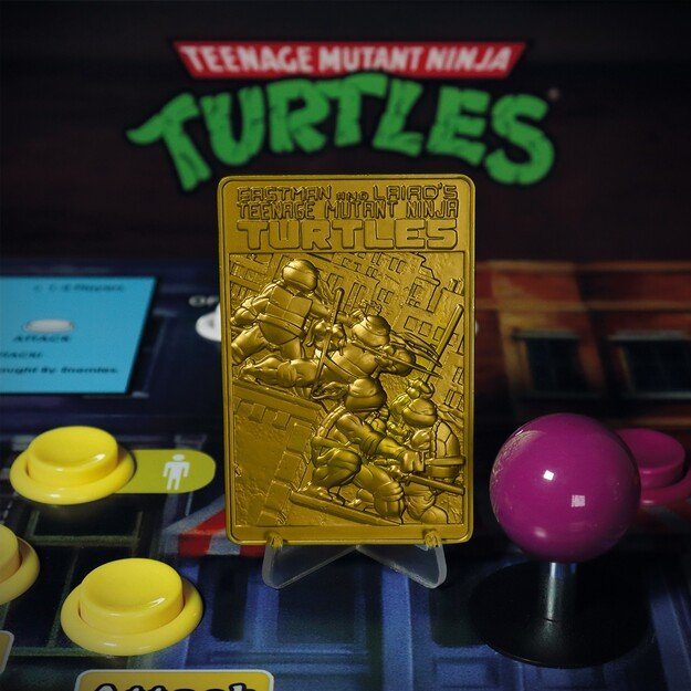 Teenage Mutant Ninja Turtles Limited Edition 24k Gold Plated Comic Book Cover Ingot