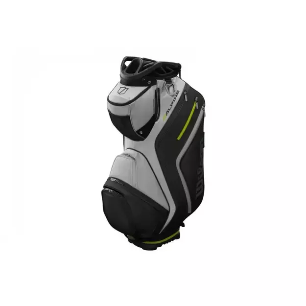 Wilson - Alpine Cart Bag with Embroidery - Black/Grey
