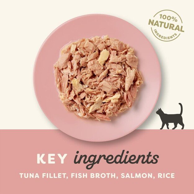 Applaws - Tuna Fillet with Salmon in Broth - 70g