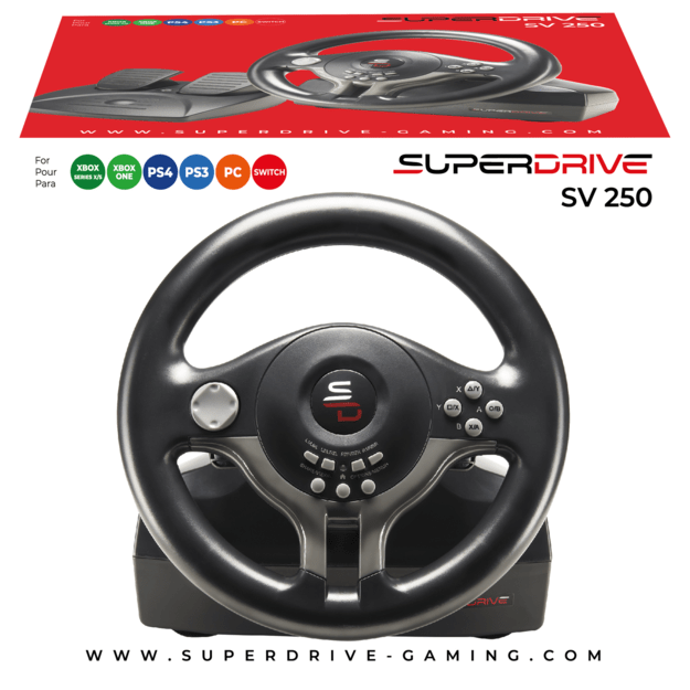 Subsonic Superdrive SV 250 - PS4/PS3/Xbox One, X/S / Switch / PC