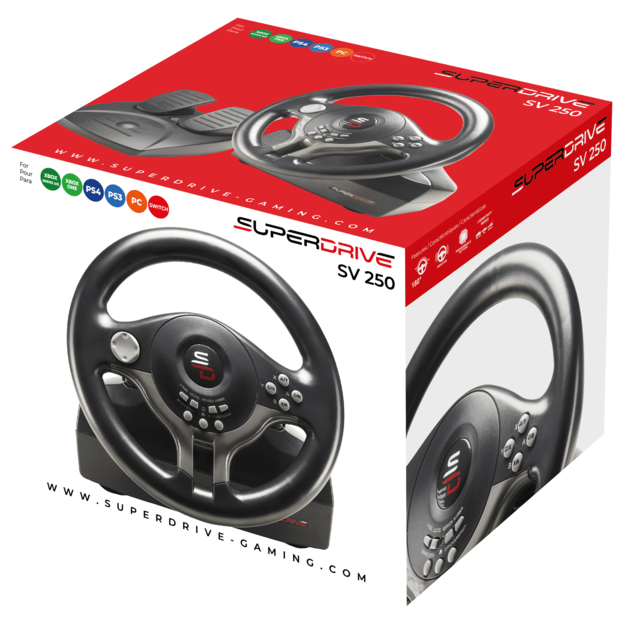Subsonic Superdrive SV 250 - PS4/PS3/Xbox One, X/S / Switch / PC