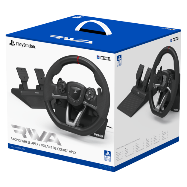 HORI - Racing Wheel Apex + 7-Speed Racing Shifter Bundle For PC (Windows 11/10)