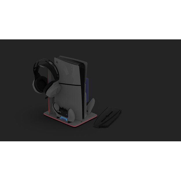 Maxx Tech PS5 DLX LED Mult-Functional Stand for all PS5 consoles