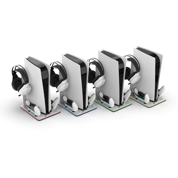 Maxx Tech PS5 DLX LED Mult-Functional Stand for all PS5 consoles