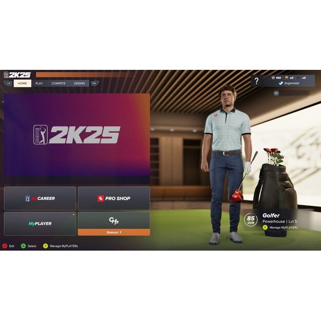 PGA Tour 2K25

  - PlayStation 5