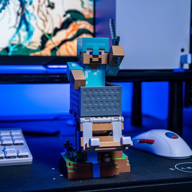 Cable Guys - Minecraft: Steve In Diamond Armour R.E.S.T