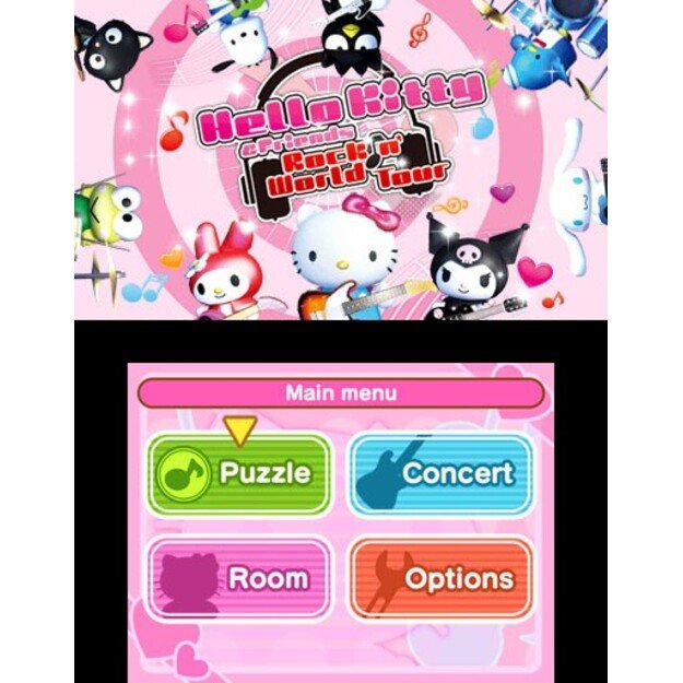 Hello Kitty & Friends: Rockin World Tour

  - Nintendo 3DS