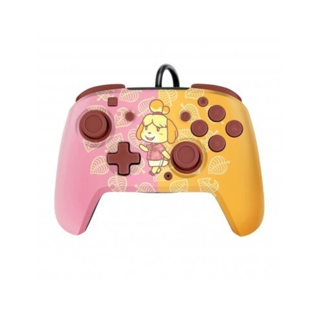 PDP Faceoff Deluxe Audio Wired Controller Isabelle Licensed Switch