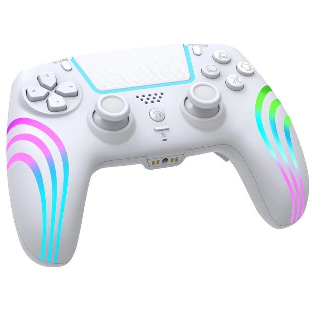 Deep Explorer Wireless Controller White PS4 / PS3 / PC