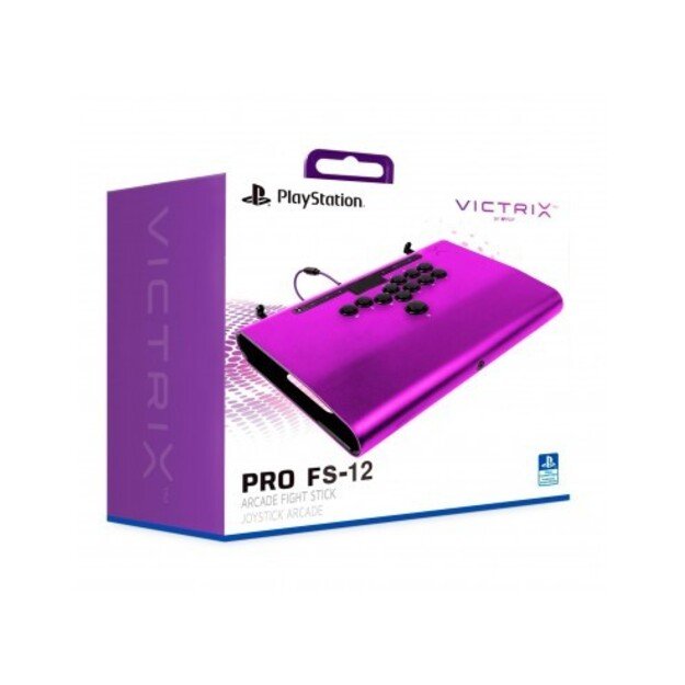 PDP Victrix Pro FS-12 Arcade Fight Stick Purple Licensed