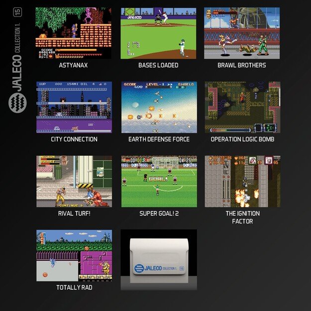 Evercade Jaleco Collection 1 Cartridge

  - BLAZE TAB Plus