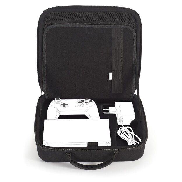 Bigben Storage Case Black Hard Case for Switch Including Docking Station Compatible with Switch Lite/OLED