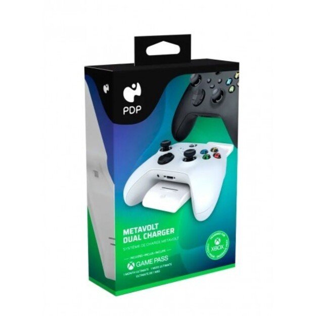 PDP Metavolt Dual Charger White Licensed Xbox