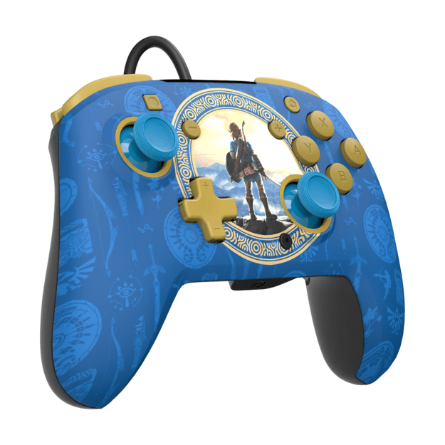 PDP Rematch Wired controller - Zelda Hyrule Blue