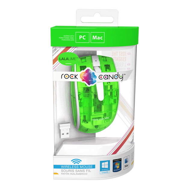 Rock Candy Wireless Mouse - Lalalime