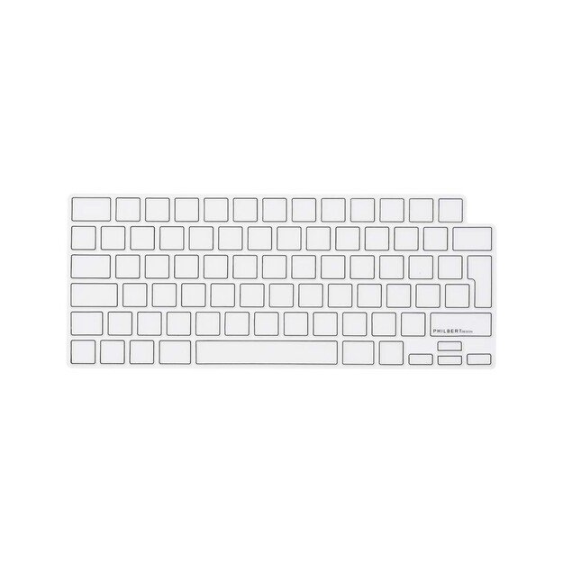 Philbert - Keyboard Cover - Transparent for Europe - MacBook Pro 14”/16” M1-M2 2022-2023 and MacBook Air 13,6..