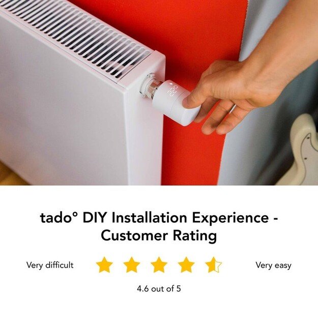 Tado - Smart Radiator Thermostat Starter Kit V3+ incl. 1 SRT
