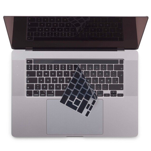 Philbert - Keyboard Cover - Scandinavian letters - MacBook Pro 13” M1-M2 2020/2022 and 16” 2019 - Black