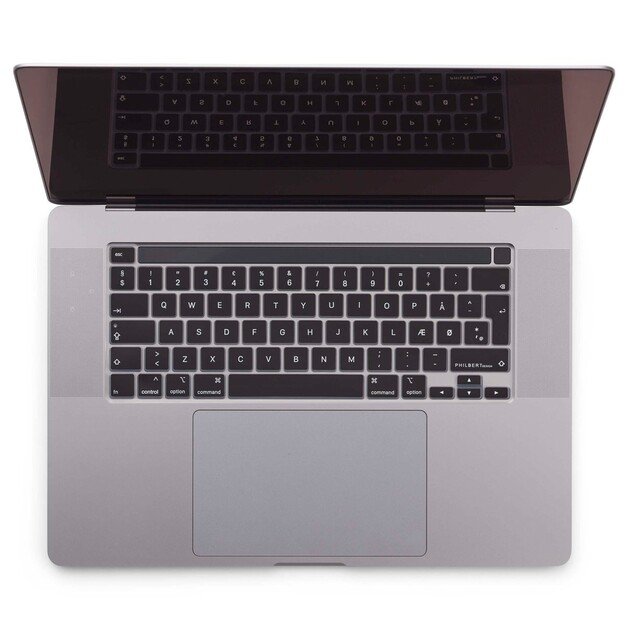 Philbert - Keyboard Cover - Scandinavian letters - MacBook Pro 13” M1-M2 2020/2022 and 16” 2019 - Black